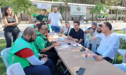 Bornova'da Moto Kuryeler buluştu