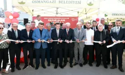 Bursa Osmangazi'de modern bir pazar alanı daha hizmete girdi