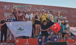Edirne Yarı Maratonu'nda Keşan fırtınası