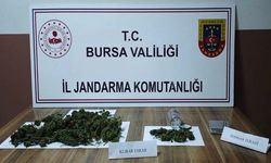 İnegöl'de 1 kilo 71 gram esrar ele geçirildi