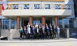 Kayseri Valisi'nden İl Milli Eğitim'e ziyaret