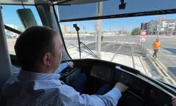 Konya'da Başkan Altay o hatta test sürüşüne çıktı