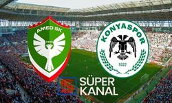 Amedspor Konyaspor maçı hangi kanalda, saat kaçta