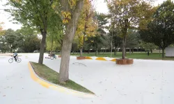 İnegöl'de yeni kaykay ve paten parkta sona gelindi