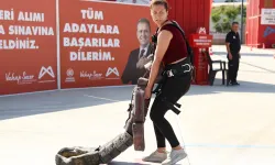 İtfaiye eri olmak için kıyasıya yarıştılar