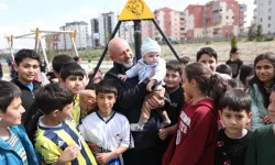 Kayseri Kocasinan'ın parkları çocuklara katkı sağlıyor