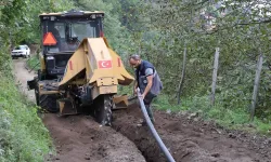 Ordu'da Güvenyurt'a içme suyu hattı