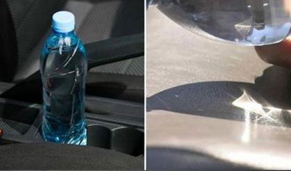 Arabanızda su şişesi bırakıyorsanız dikkat!