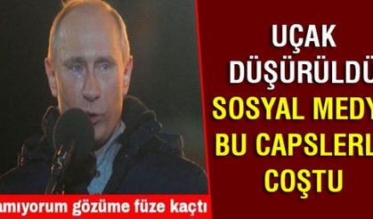 Rus uçağını düşürdükten sonra paylaşılan capsler