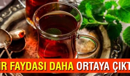 Siyah çayın yeni bir faydası ortaya çıktı