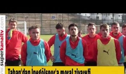 Taban'dan İnegölspor'a moral ziyareti