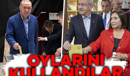 Liderler oylarını kullandı