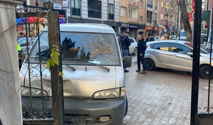 İnegöl'de kaza kameraya yansıdı!