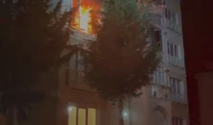 İnegöl Toki'de yangın alevlere teslim oldu!