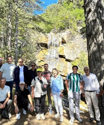 Bursalı turist rehberleri İnegöl’ün doğal ve tarihi zenginliklerini keşfetti
