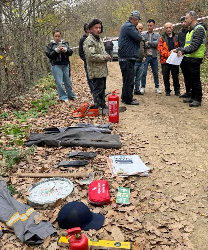 Yığılca'da orman üretim işçileri 'mesleki' ter döktü
