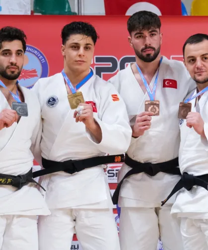 Kocaeli'de Judo Şampiyonasında Kağıtspor'dan madalya yağmuru