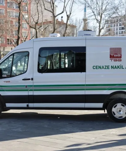 Kütahya'ya TBB'den cenaze nakil aracı hibesi
