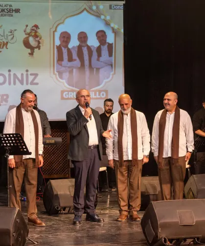 Ramazan etkinliklerinde Grup Tillo Malatyalıları mest etti