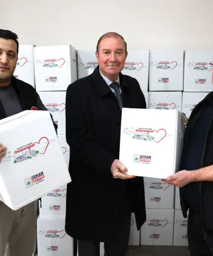 Ramazan öncesi Osmangazi'de erzak yardımları başladı