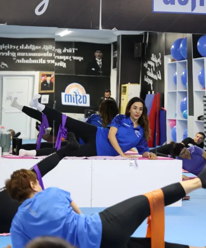 Ücretsiz spor kurslarına yoğun ilgi