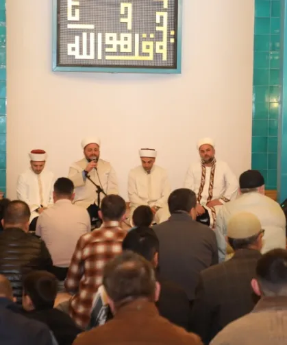 İnegöl'de binlerce kişi OSB Camii'nde buluştu