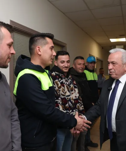 Bursa Nilüfer'de geleneksel bayramlaşma