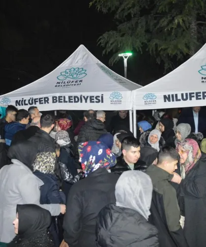 Bursa Nilüferliler o gecenin maneviyatını yaşadı