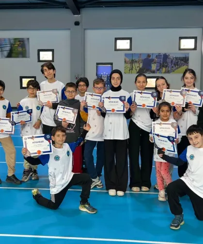 Bursa'da Kış Okullarında sertifika heyecanı