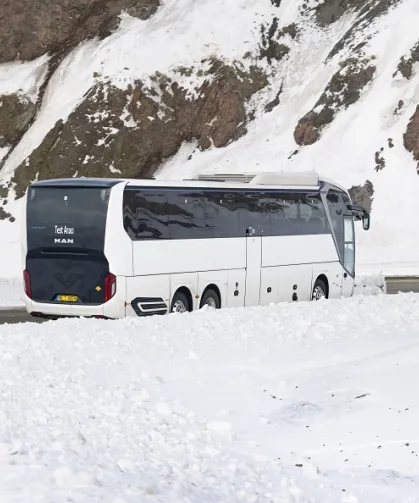 Erzurum ve İsveç'te 'elektrikli otobüs' kar ve buza meydan okudu
