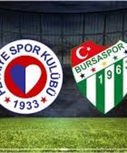 Fethiyespor Bursaspor maçını canlı izle