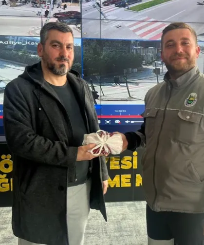 İnegöl Belediyesi personelinden örnek davranış