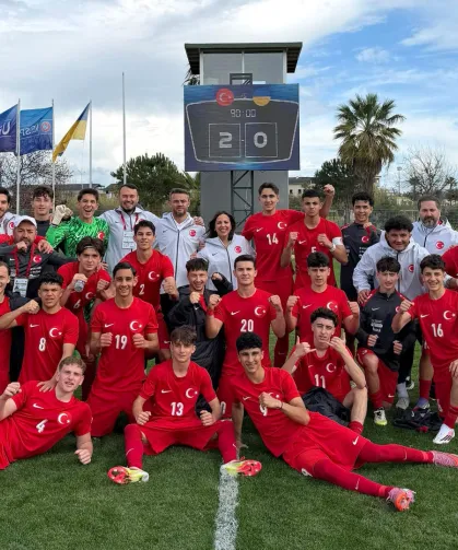 U16 Milliler hazırlıkta Ukrayna'yı 2-0 yendi