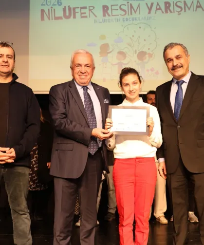 Bursa Nilüfer'in hikayesi çocukların fırçasında hayat buldu