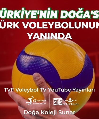 Doğa Koleji, Türk Voleybolunun Yanında Sezon Boyunca Sahadaydı