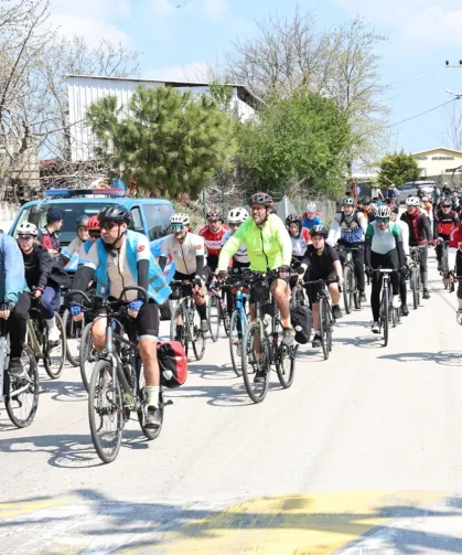 Granfondo Bursa öncesi bisikletliler Nilüfer'de buluştu