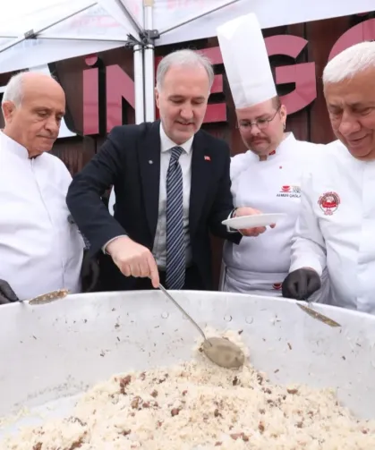 7 bölgenin 7 pilavı İnegöl'de tanıtıldı