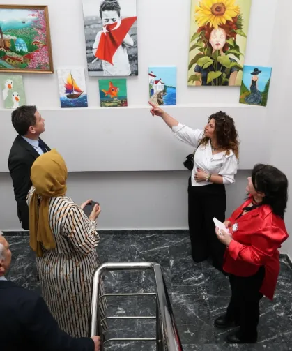 Bursa Osmangazi'de bir yıllık emek sergiye taşındı