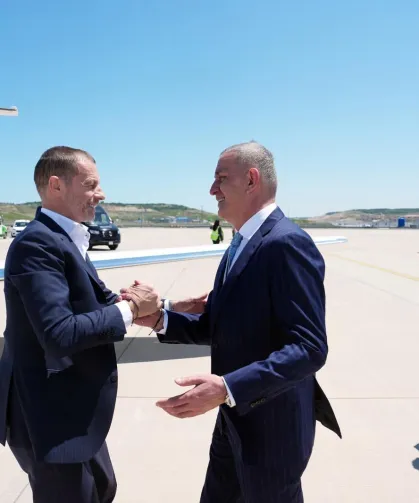 UEFA Başkanı Čeferin İstanbul'da