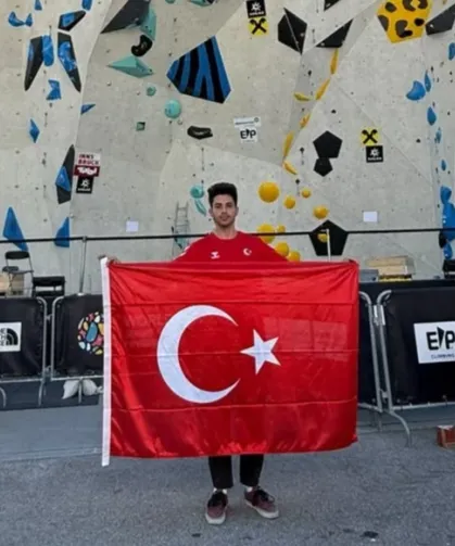 İnegöllü sporcu Dünya Kupası'nda Türkiye için yarıştı