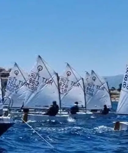 Sahil Güvenlik Kupası için yelkenler Foça'da şişti