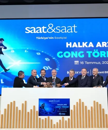 Borsa İstanbul'da gong 'Saat&Saat' için çaldı