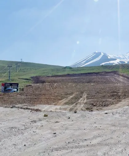 Erciyes Kayak Merkezi'nde kış sezonu hazırlıkları sürüyor