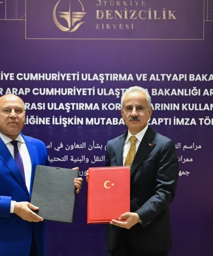 Türkiye ile Mısır arasında ulaştırma koridorları için iş birliği
