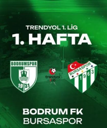 Bodrum FK Bursaspor maçı hangi kanalda! Maçının yayıncıları belli oldu