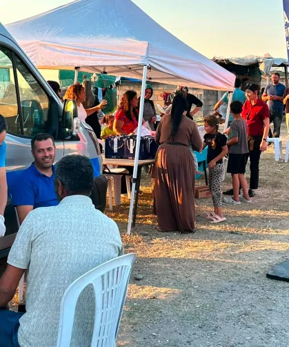 Bursa'da mevsimlik tarım işçilerine destek