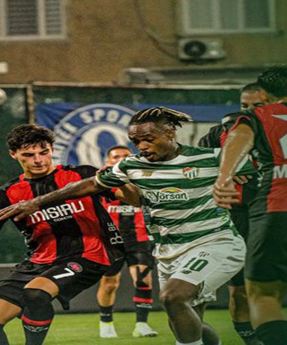 Bursaspor ilk mağlubiyetini Fatih Karagümrük'ten aldı