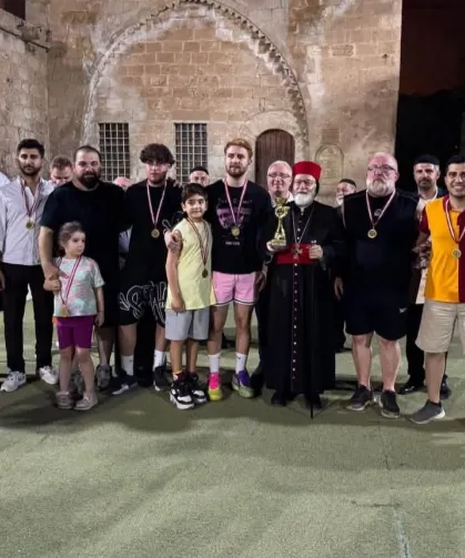 Mardin Kırklar Kilisesi'nde voleybol heyecanı: Şampiyon Mor Behnam