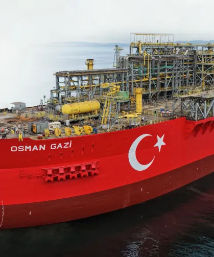 Osman Gazi platformu Eylül'de göreve başlayacak