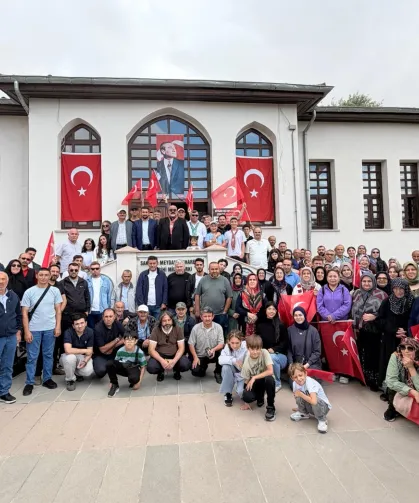 Bursa'daki Giresun Uşakları şehitlerin izinde... Haymana'dan İscehisar'a anlamlı yürüyüş